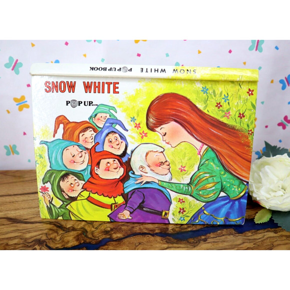 Vintage 1970s My Favorite Pop Up Book Snow White Retro 70s Childrens Book - Picture 1 of 9